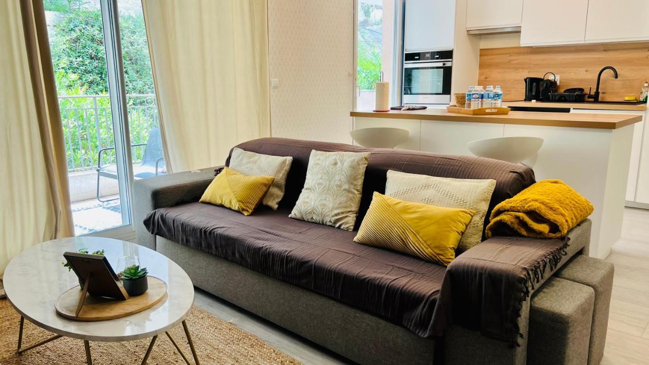 La Villa Ondine - Spacieux Appartement Sur Les Collines Nicoises - Piscine - 2 Parkings - Clim - Wifi Nice Eksteriør bilde